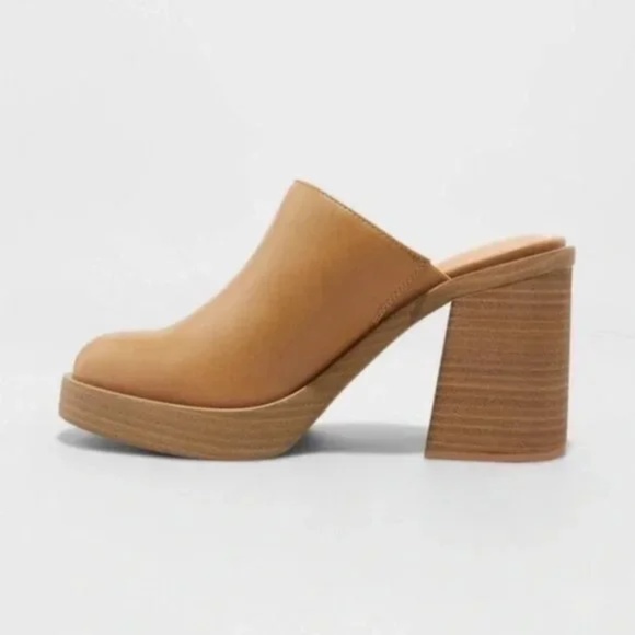 Universal Thread Women's Tess Platform Mule Heels - Picture 3 of 7